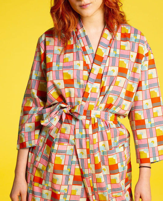 Long Kimono - Aberdeen orange