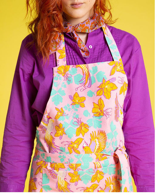 Chef's Apron - Ancolie pink