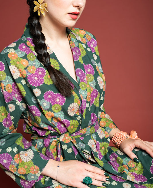 Long Kimono - Mellow green