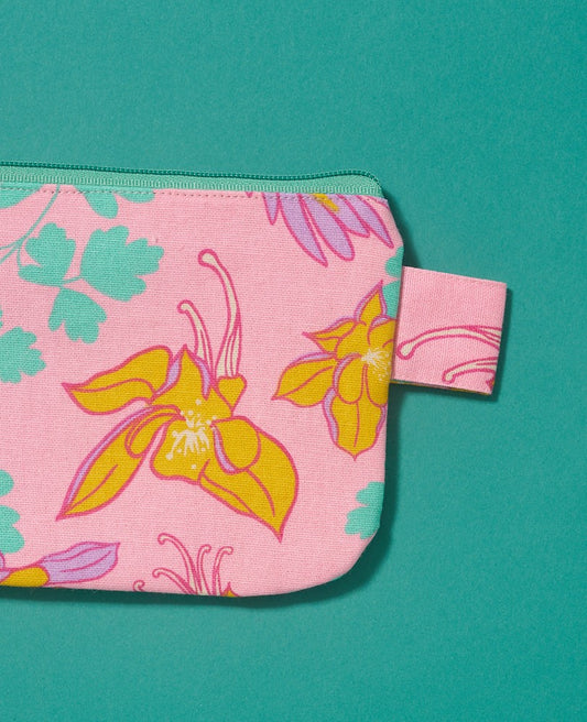 Small Pouch - Ancolie pink