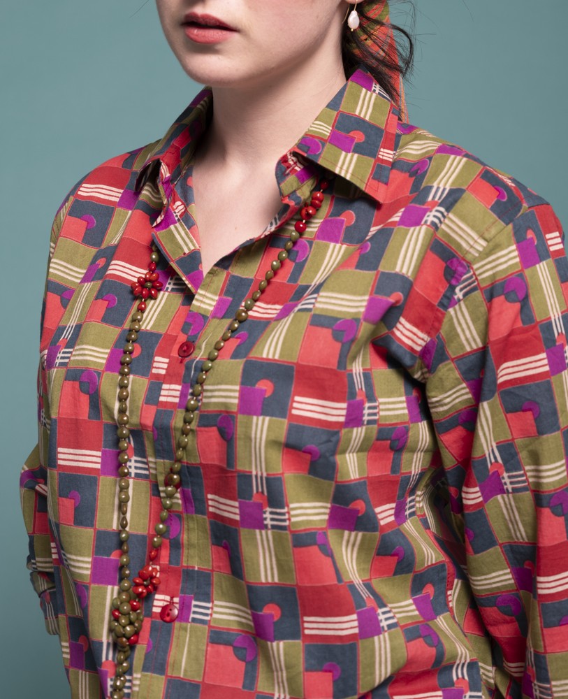 Shirt (size XL) - Aberdeen red brick