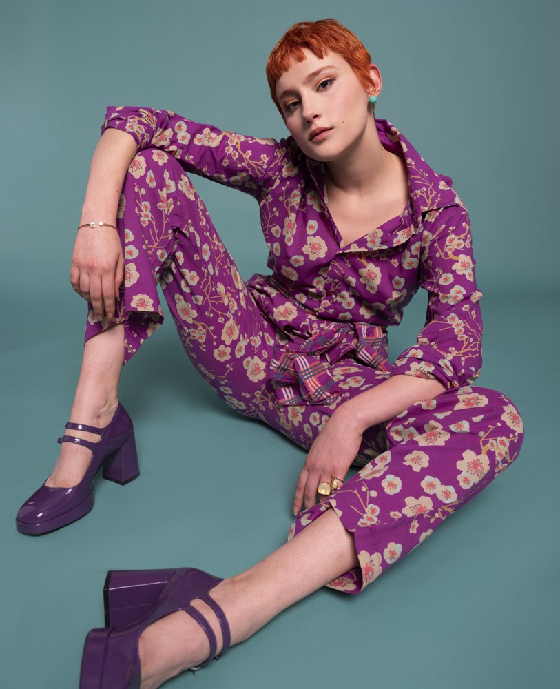 Pant (size 1) - Blossom purple