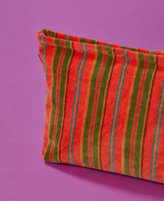 Wash Bag Velvet - Margate coral