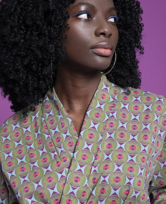 Long Kimono - Ziggy purple