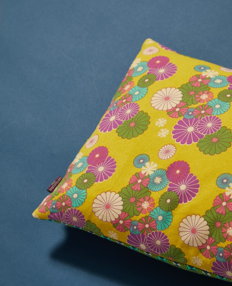 Rectangular Cushion - Mellow gold/ziggy green