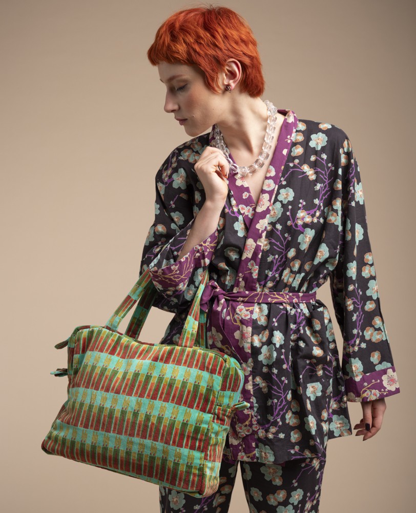 Handbag - Vienna biscay green