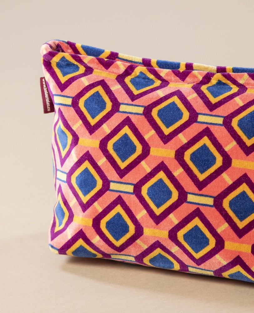 Wash Bag Velvet - Famara coral