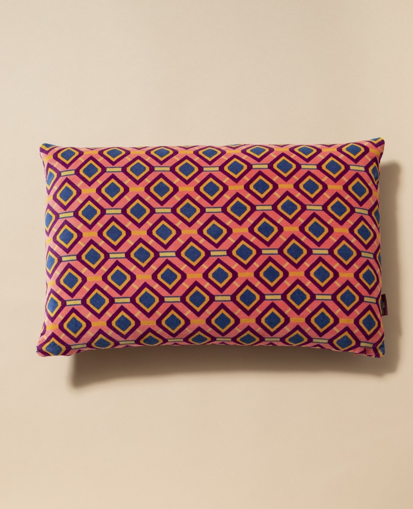 Rectangular Cushion Velvet - Famara coral