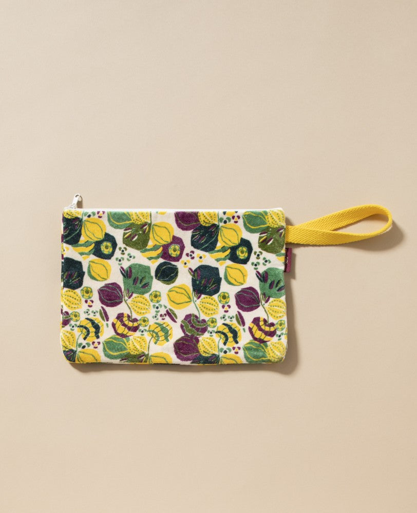 Big Pouch Velvet - Bloom sand