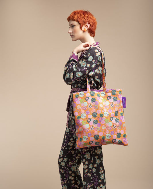 Totebag - Bloom orange