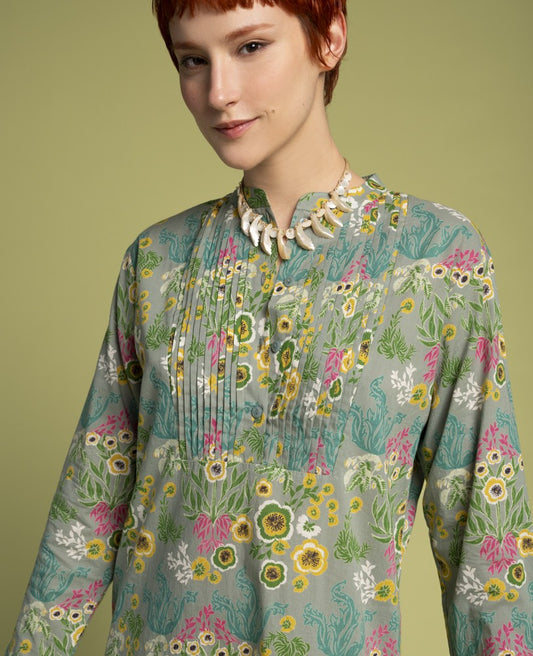 Long Tunic Dress (size 1) - Swainston new green