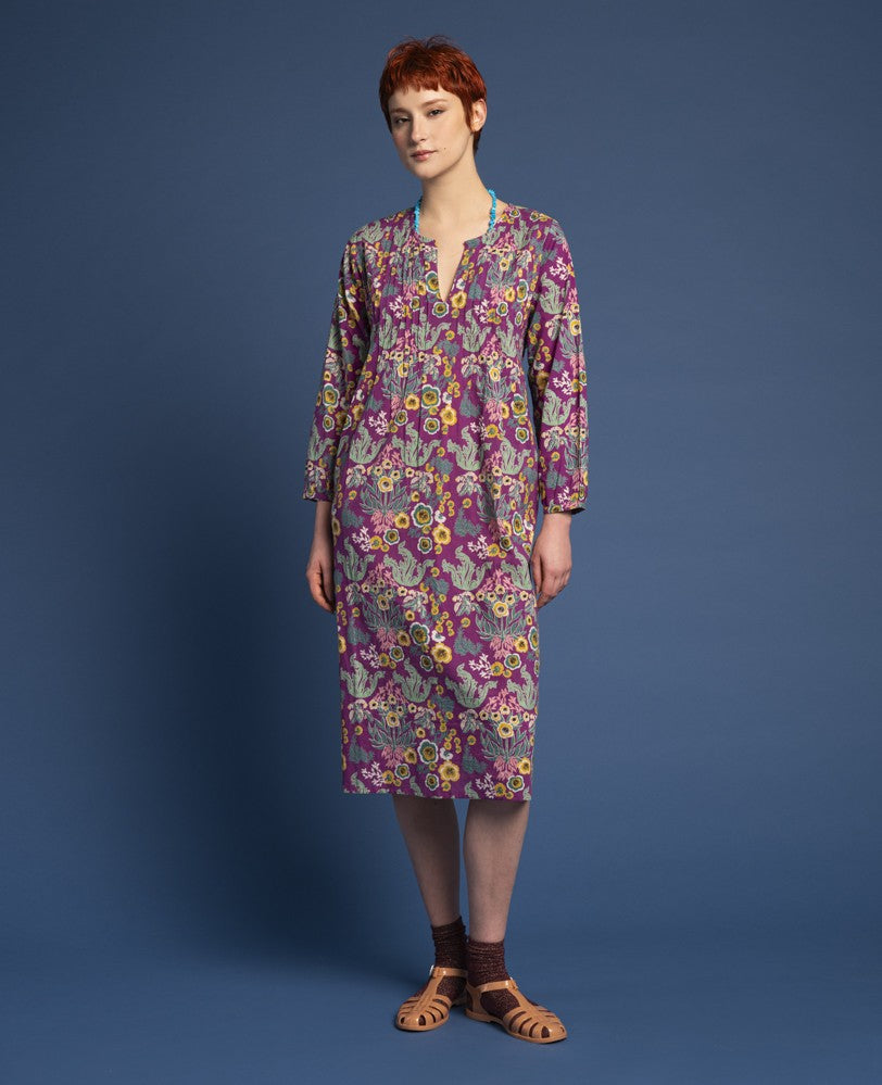 Long Tunic Dress - Swainston purple