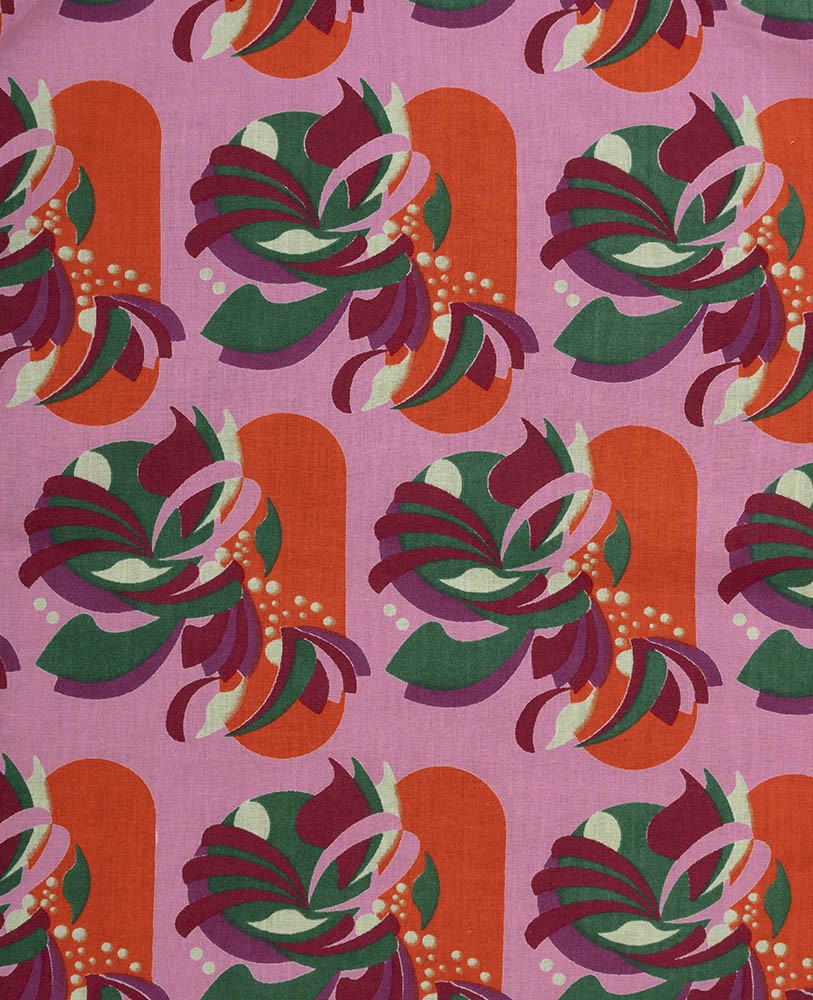 Long Tunic Dress - Split pink orange