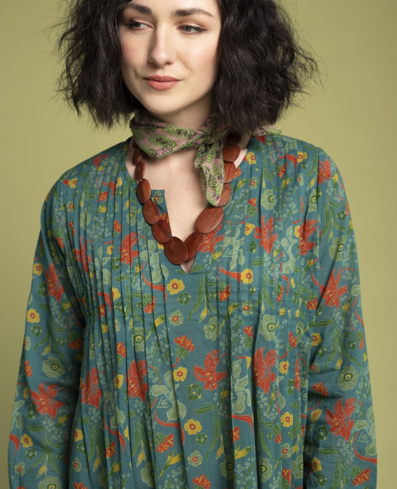 Long Tunic Dress - Iris bayou