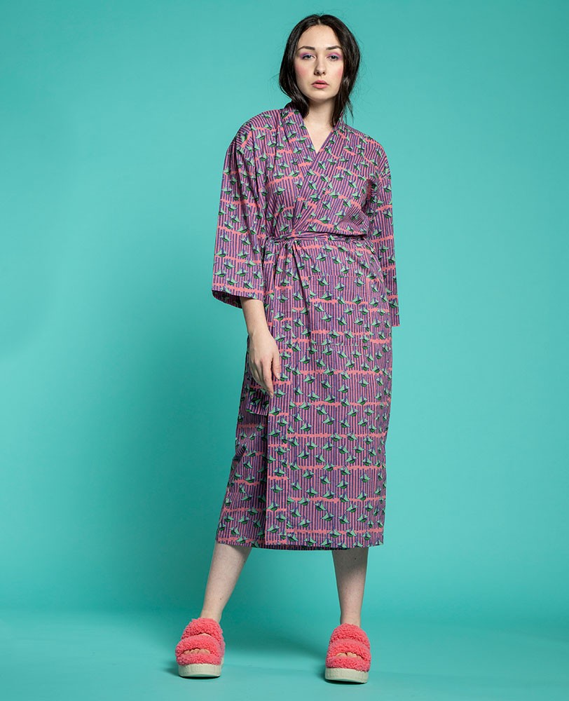Long Kimono - Bato coral