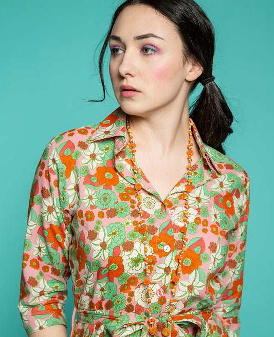 Short Shirt Dress (size 2) - Hove pink