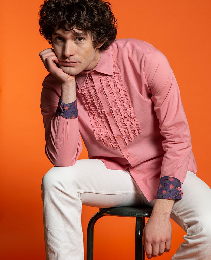 Shirt (size 1) - Plain pink