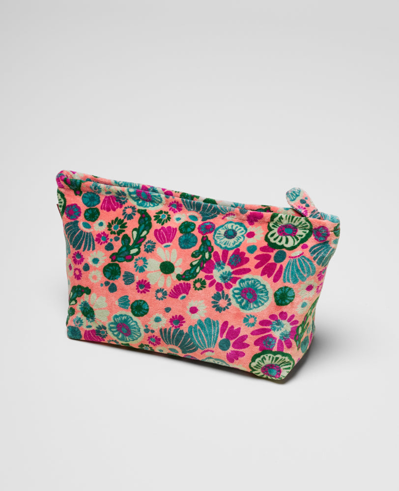Wash Bag Velvet - Molly coral