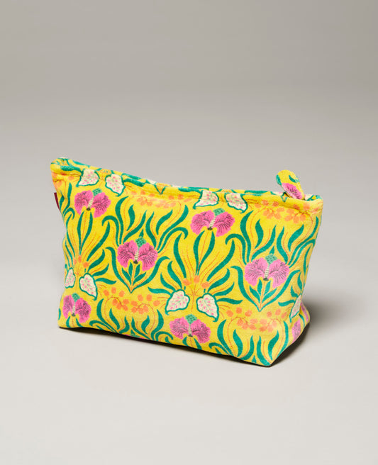 Trousse de toilette Velours - Muguet yellow