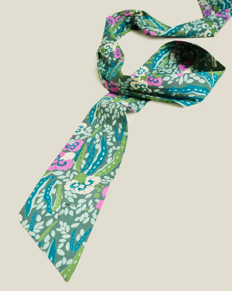 Cotton Headband, Allegria Green Print