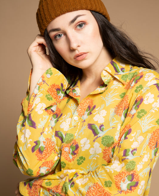 Shirt (size 1) - Heron gold