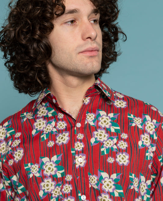 Shirt (size 2) - Biba red