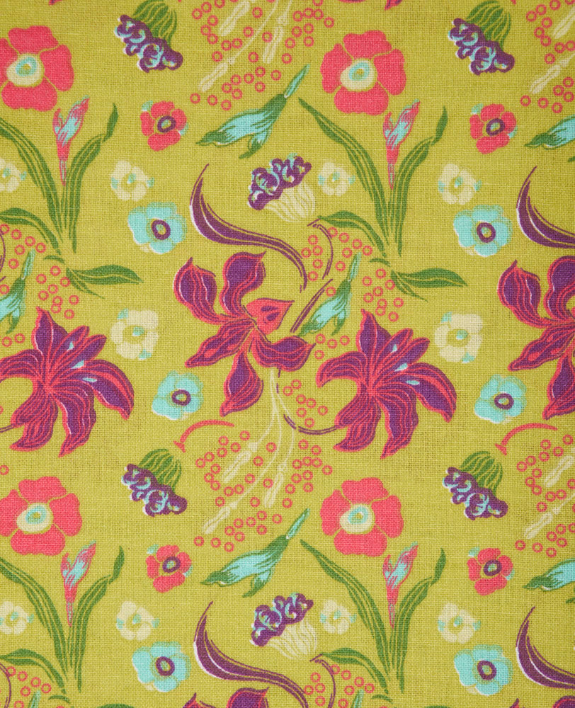 Chef's Apron - Iris gold/mellow green