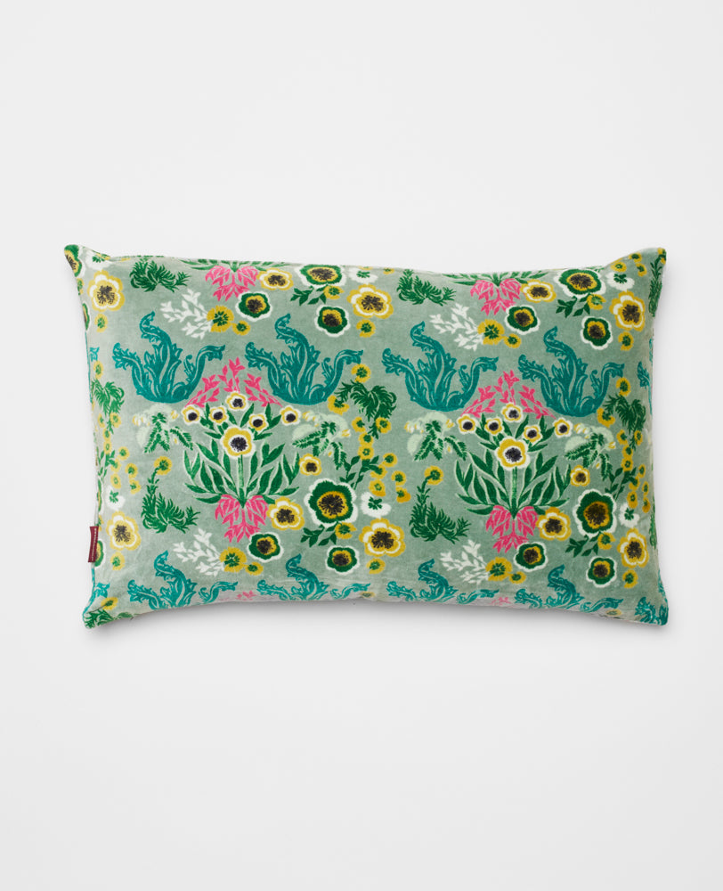Rectangular Cushion Velvet - Swainston green
