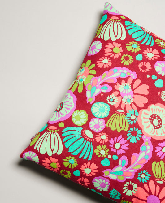 Square Cushion - Molly burgundy