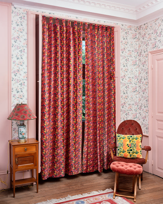 Velvet Curtain, Holy Red Clay Print