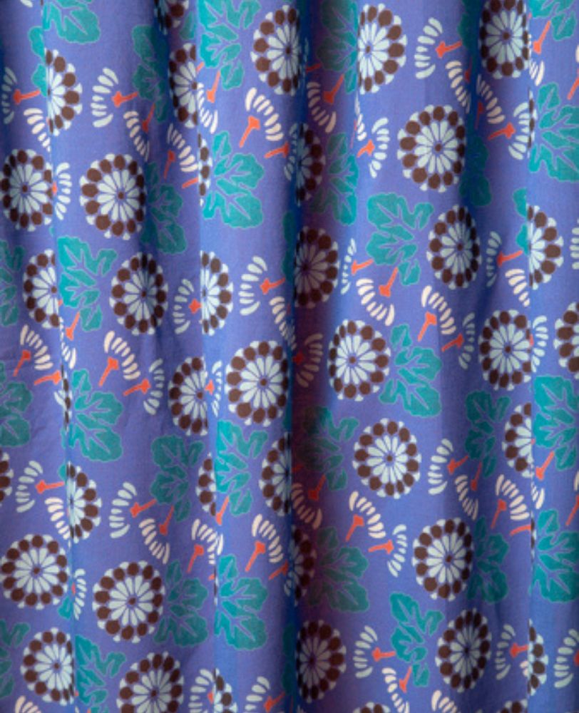 Curtain - Oak blue
