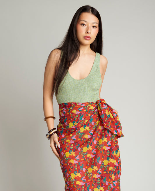 Stole - Holy red clay