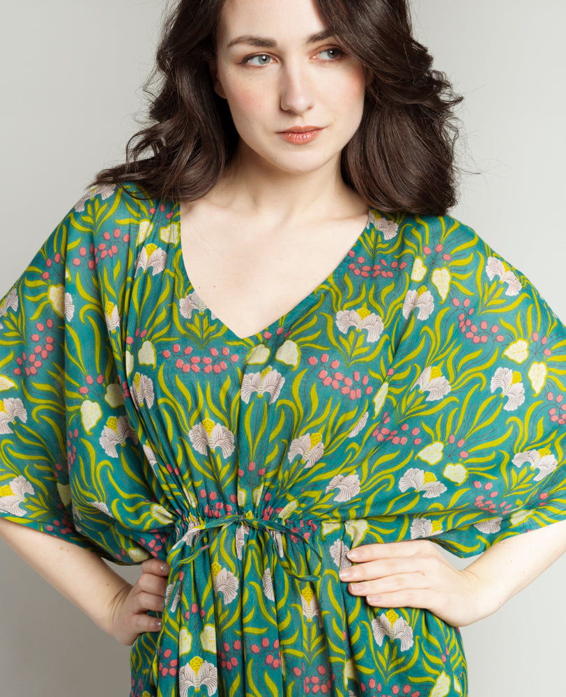 Robe de plage Kaftan - Muguet Bayou