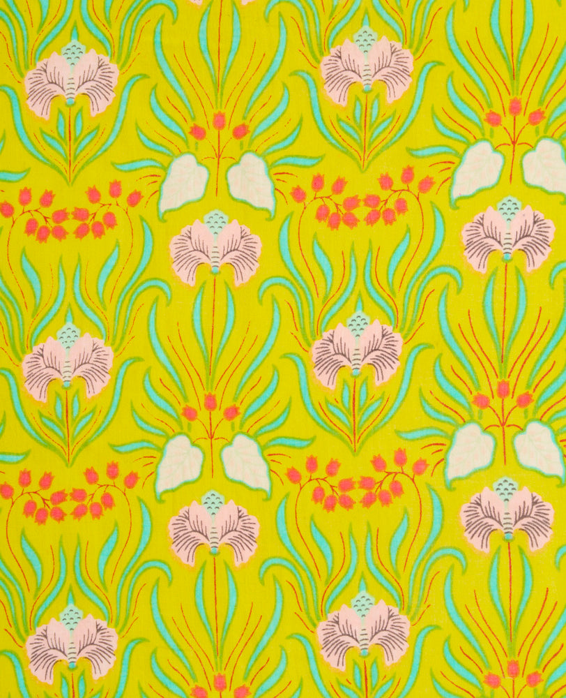Robe de plage Kaftan - Muguet Yellow