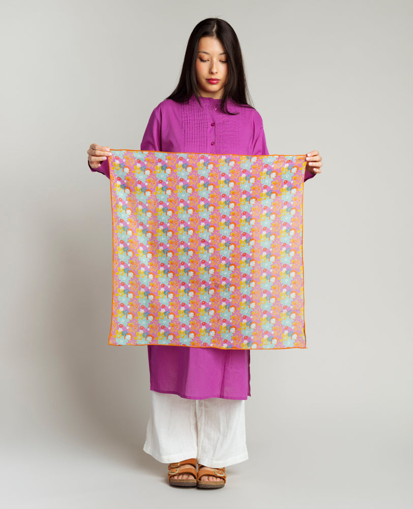 Foulard carré - Mackintosh Purple