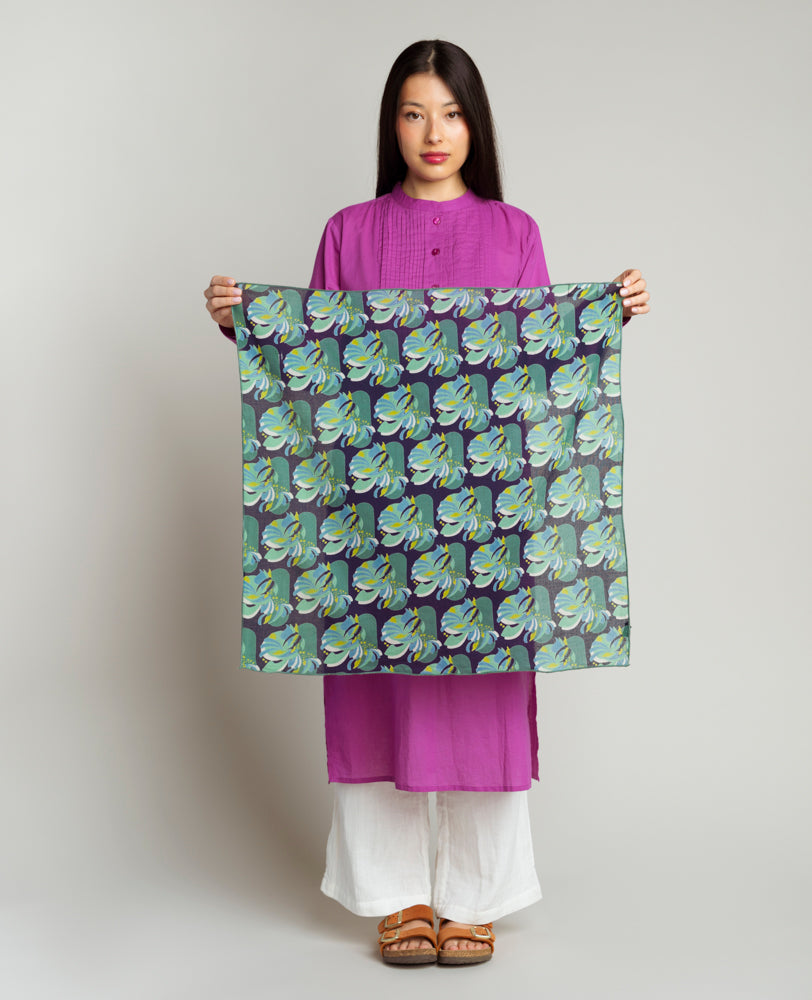 Foulard carré - Split Navy