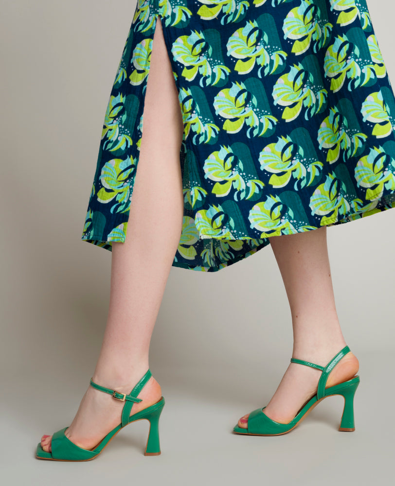 Loose skirt (L) - Split Navy