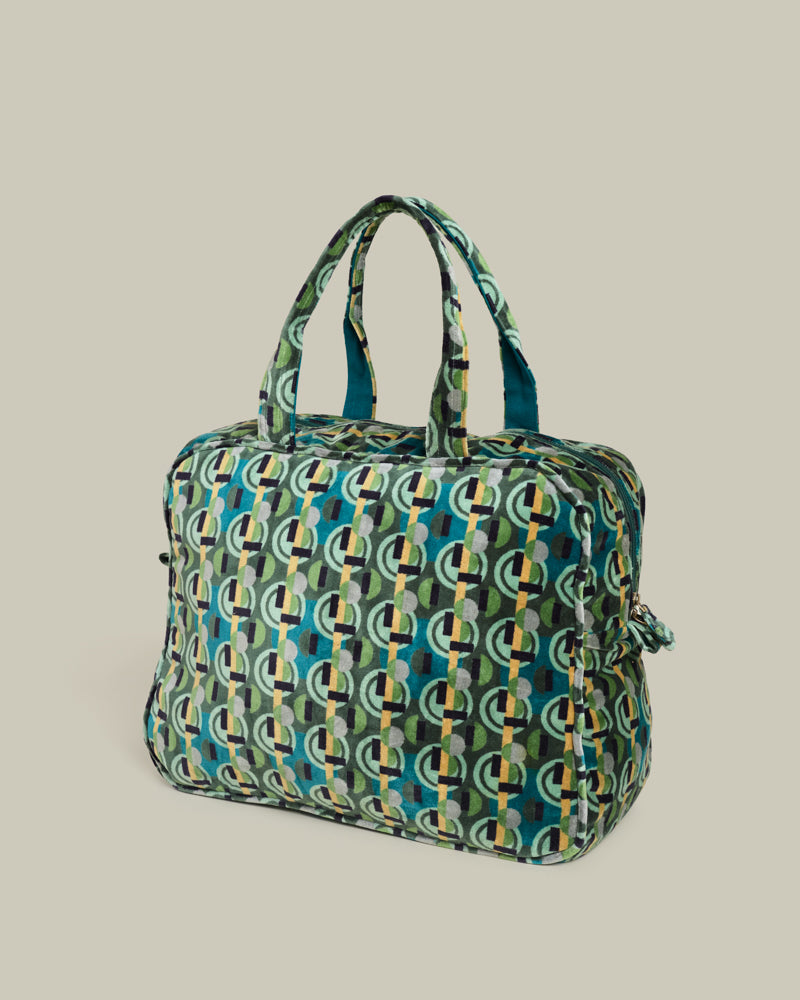 Velvet Weekend Bag, Sonia Moss Print