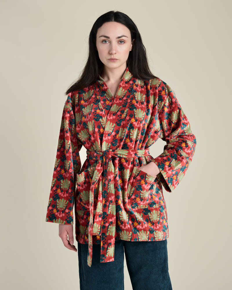 Short Velvet Jacket, William Brick Print