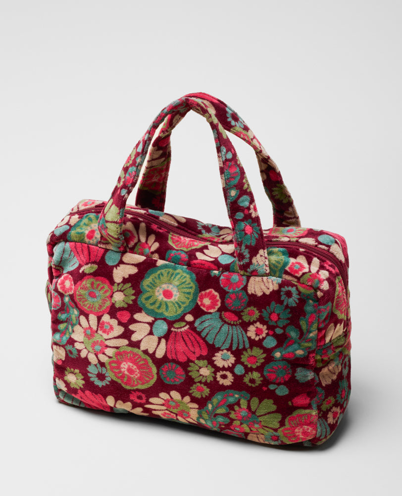 Small bag Velvet - Molly burgundy