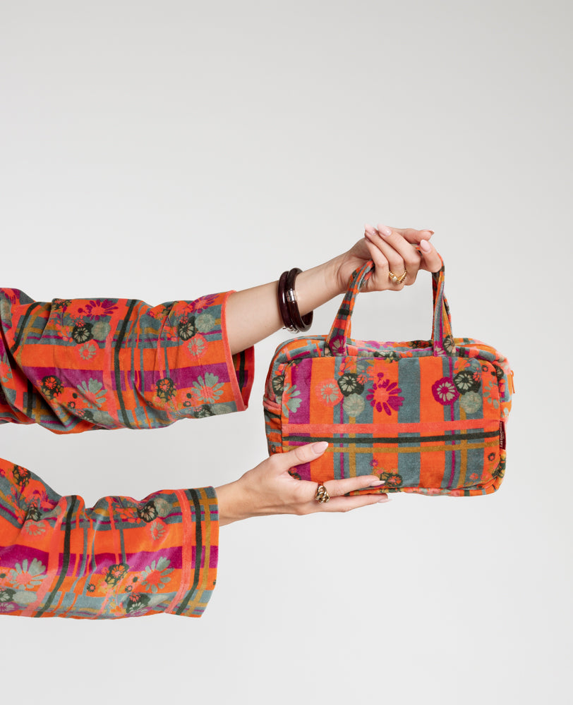 Small bag Velvet - Dundee orange