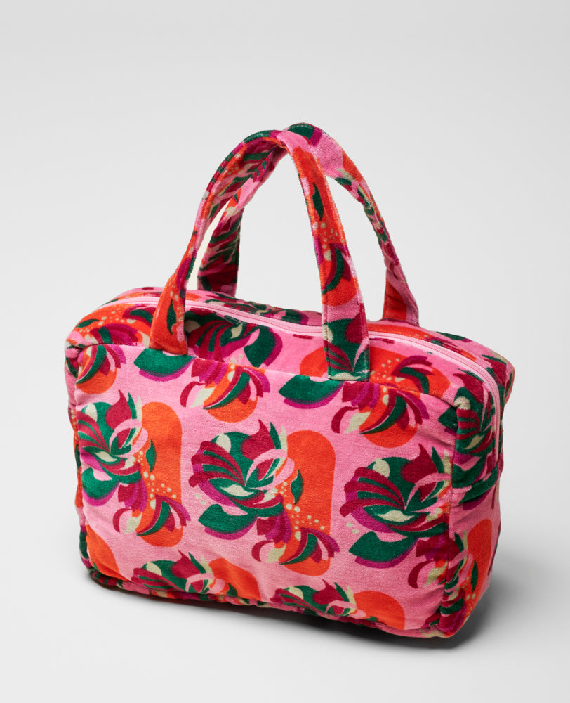 Small bag Velvet - Split pink