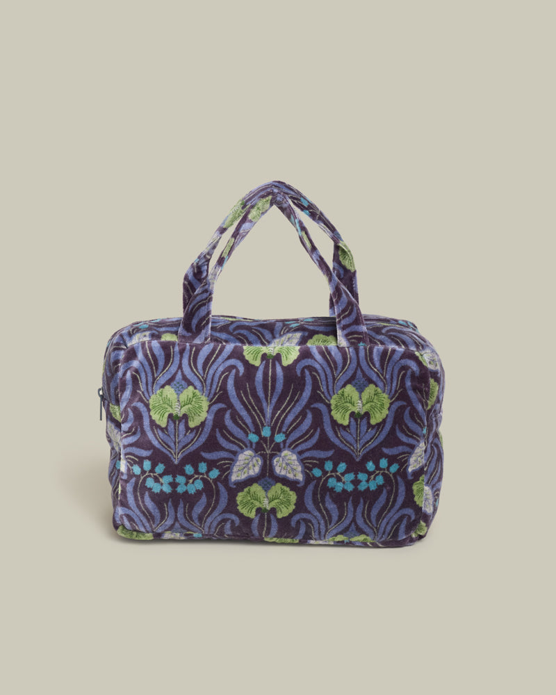 Small bag Velvet - Muguet blue