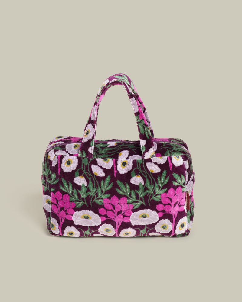 Small bag Velvet - Poppy fig