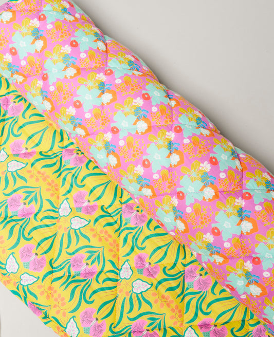 Tapis de Yoga - Mackintosh purple / Muguet yellow