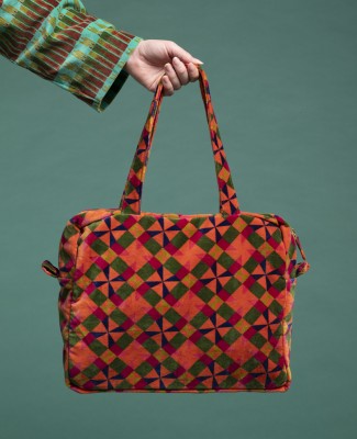 SAC VELOURS - Mosaik Orange...