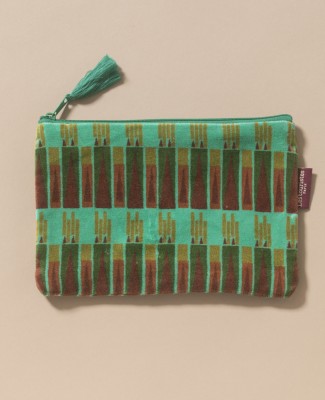 TROUSSE AVION - Velours Vienna Biscay Green - AVIL 092