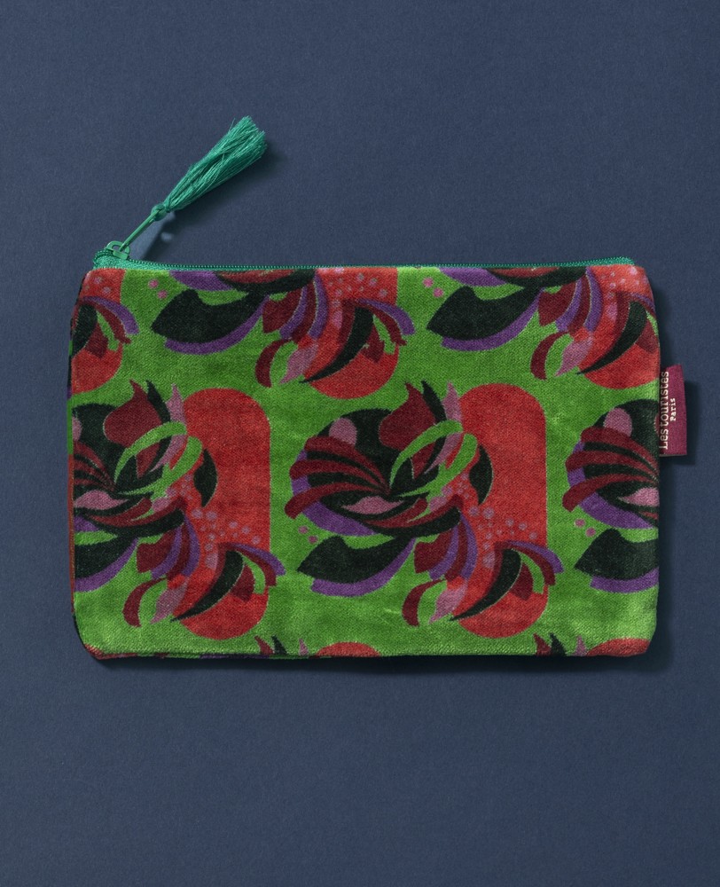 TROUSSE AVION - Velours Split Green - AVIL 093