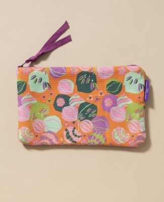 POCHETTE CANVAS - Bloom Orange - MINA 004