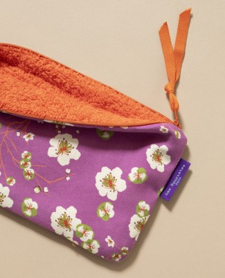 POCHETTE CANVAS - Blossom Violet - MINA 005